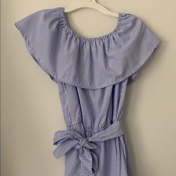 Blue and white romper - Picture 2 of 3